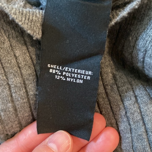 7 For All Mankind Gray Midi Dress - Picture 3 of 4